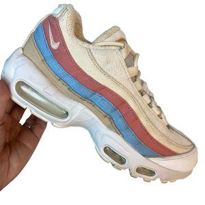 Nike air aimax cd7142-800 cream pastel pink blue womens athletic shoes sneaker 7